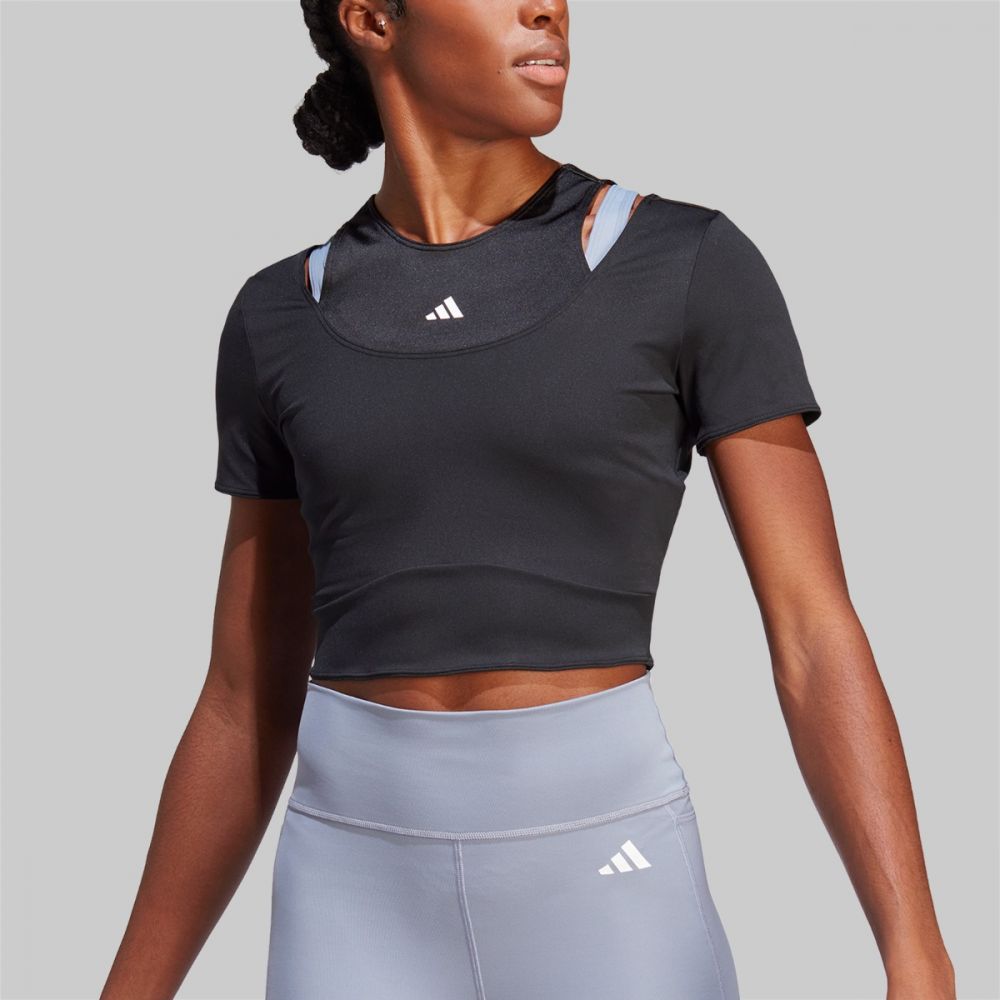 adidas crop tshirt